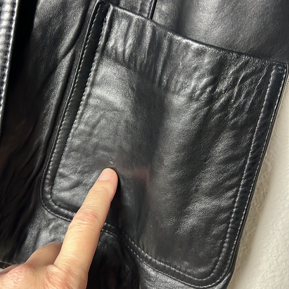 Leather Blazer - Picture 7 of 9